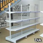 Металлический стеллаж сборный, торговые стеллажи, железная мебель shts