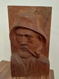 Tablou sculptura în lemn