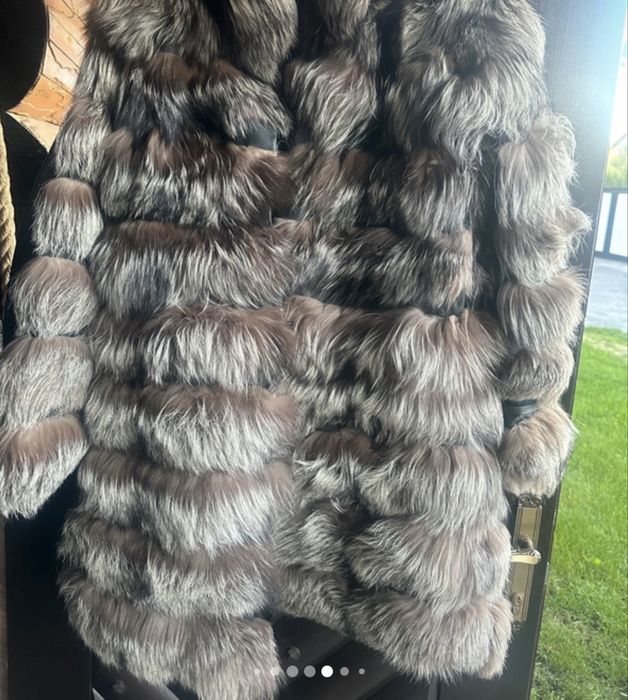 Blană naturala ,vulpe polara