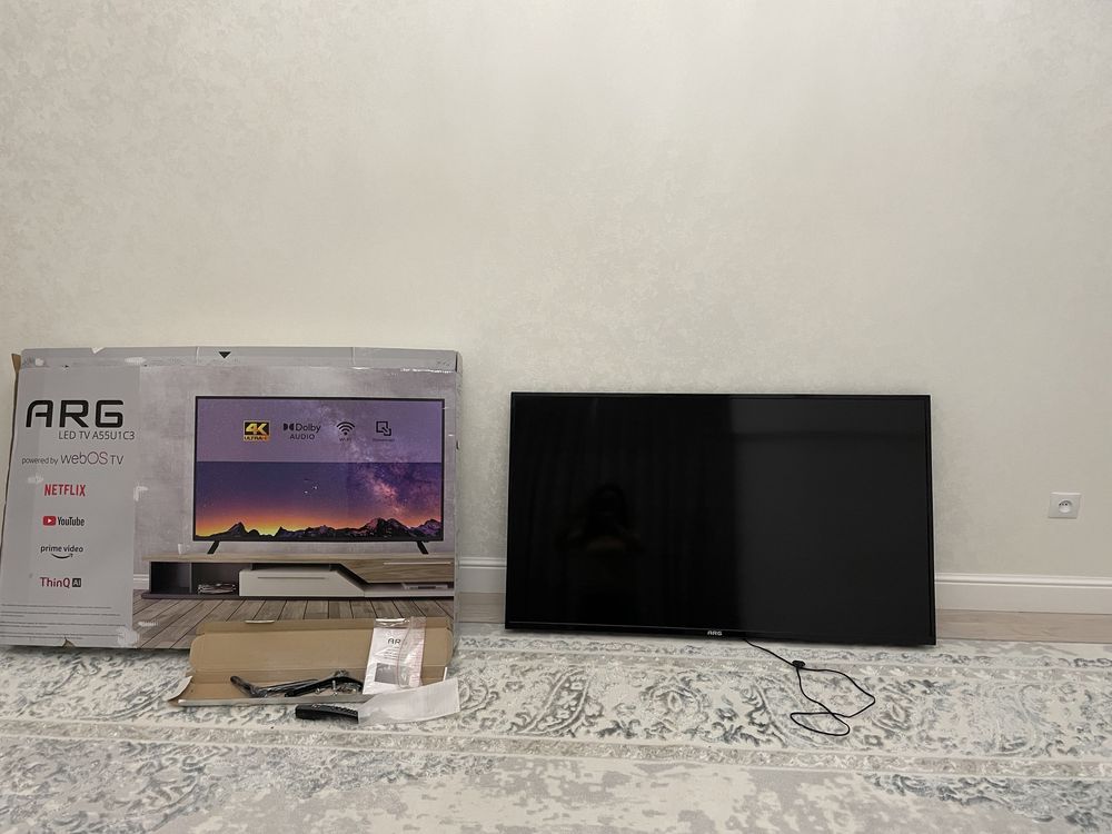 Новый smart TV ARG 140 см А55U1C3