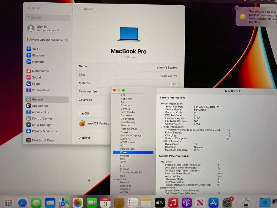 Apple MacBook Pro M1 Pro 14 inch LL/A