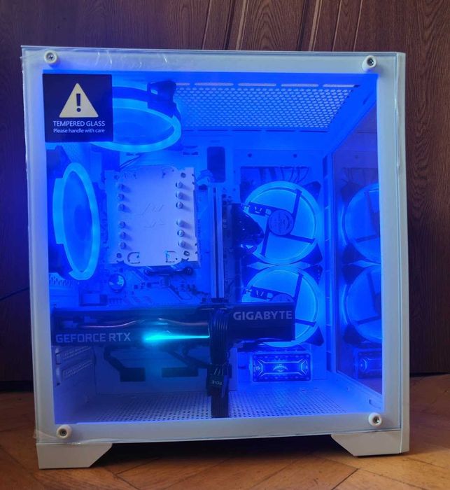 Геймърски компютър Ryzen 5500, GeForce RTX 3060ti,32gb ddr4,1tb ssd