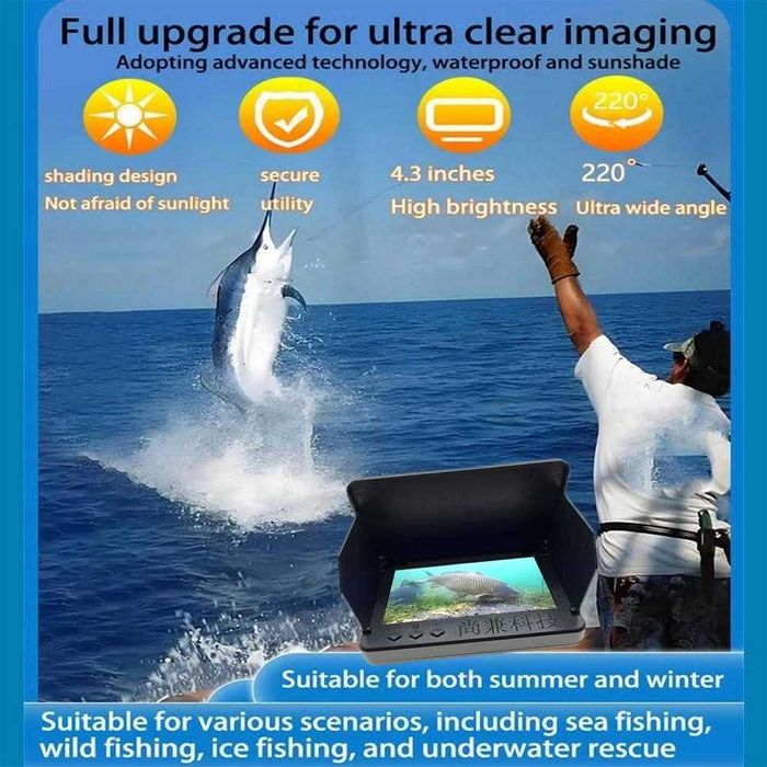 video pescuit camera subacvatica