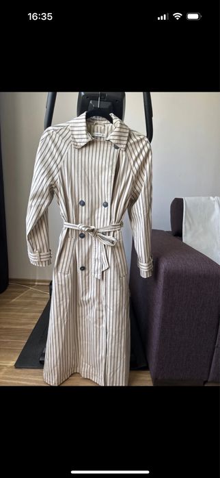 Trenci lung Mango S - bej