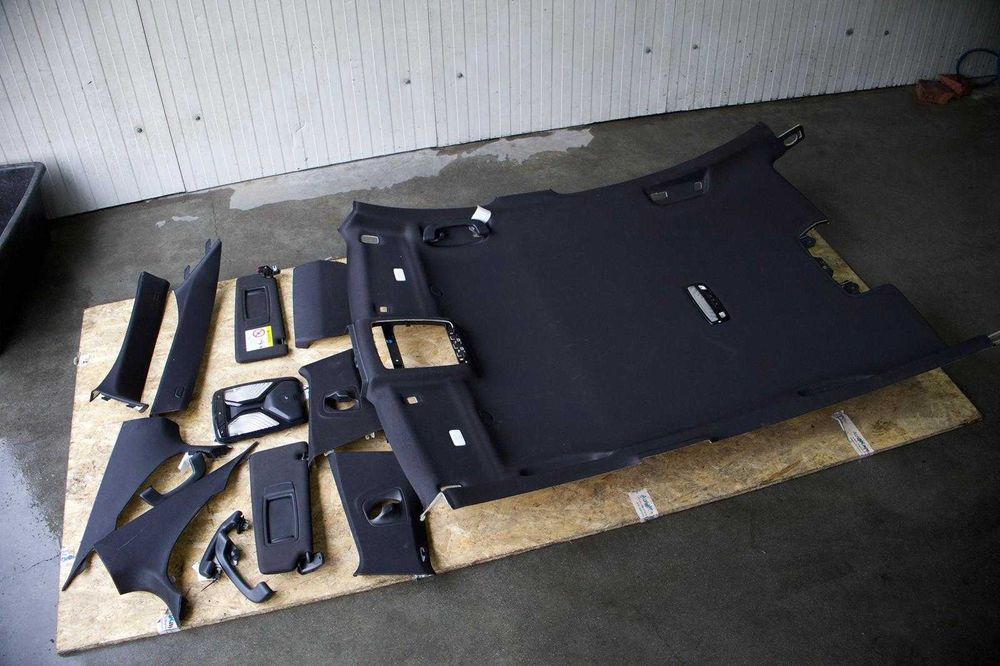 Plafon complet BMW Seria 5 G30 M Paket  Negru, fără trapă