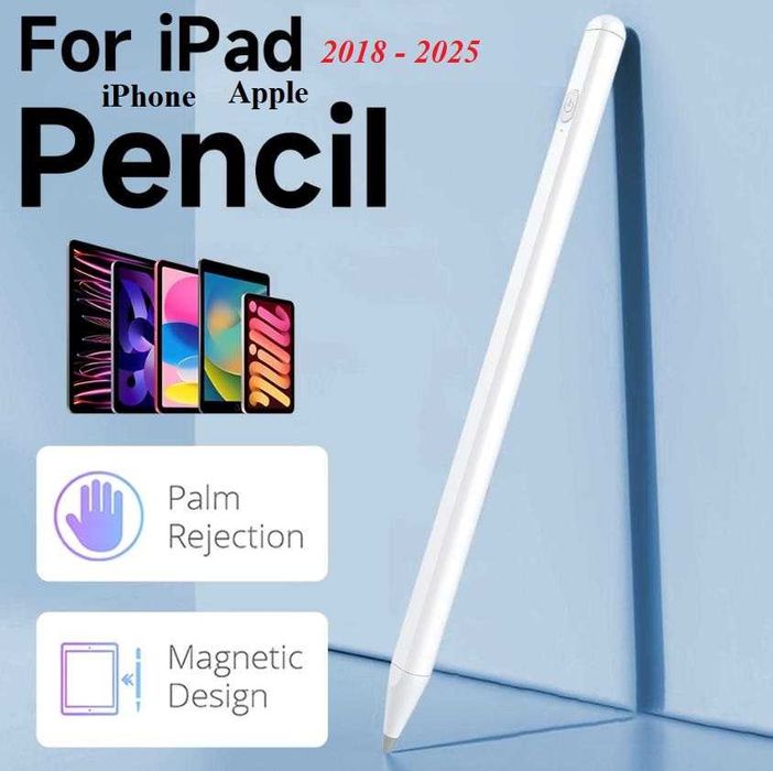 Съвместим Айпъл Пенсил Таблет Apple Pencil 2nd gen Stylus Pen iPad Pro