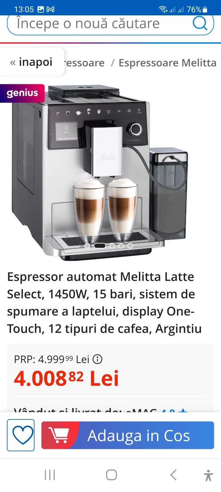 Espressor cafea Melitta