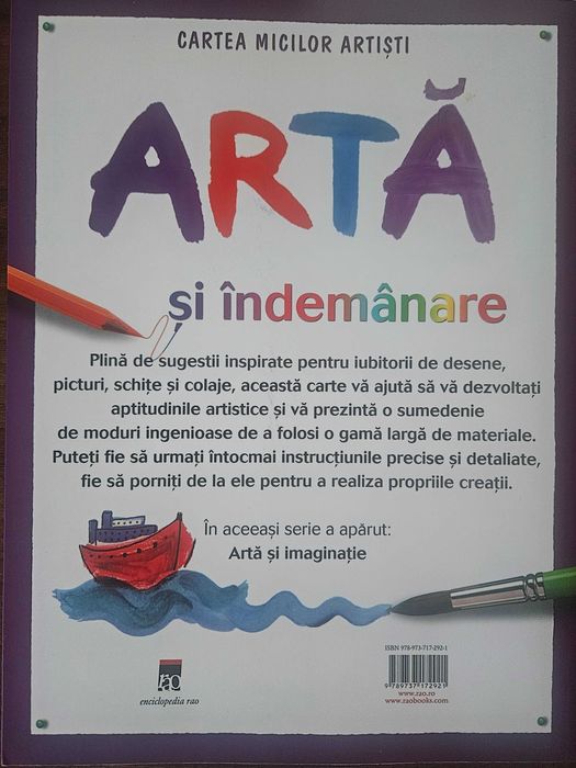 Carte "Arta si indemanare"