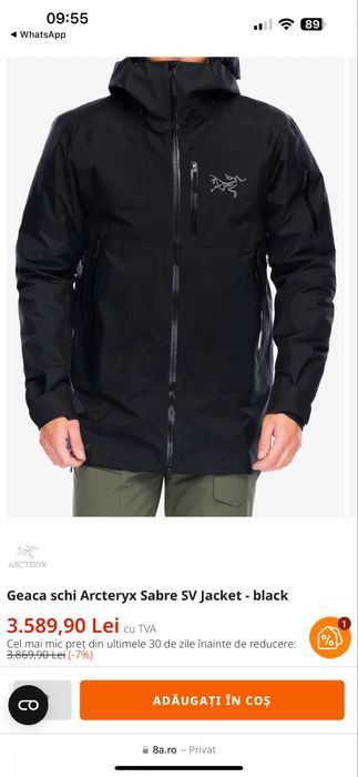 Geaca schi Arcteryx Sabre
