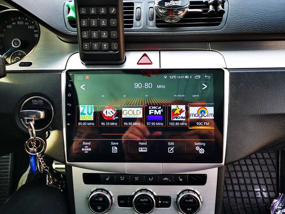 Navigatie VW Passat B6 2+32GB Android Wifi Bluetooth DSP QLED Carplay