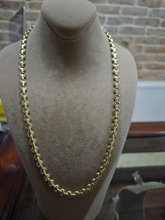 Lanț bărbatesc aur 18k 45.47gr (r)