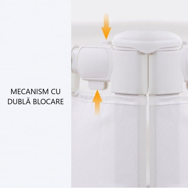 PACHET cu 3 Bariere protectie pat copii pentru pat de 200x200 cm