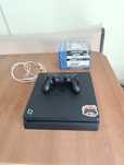 PS4 Slim 1TB cu SSD Samsung + 8 jocuri + 1 controller original

PS4 Sl