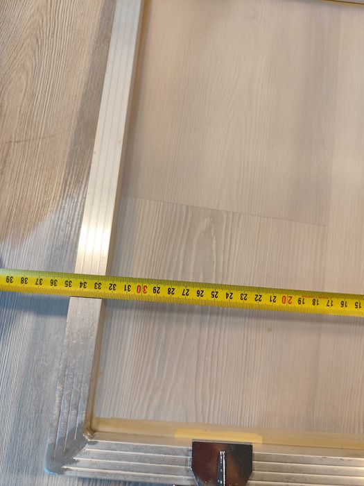 Rama aluminiu serigrafie cu panza, neutilizata + cleme de prindere