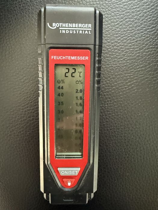 Tester umiditate, umidometru lemn.ciment.  Termometru