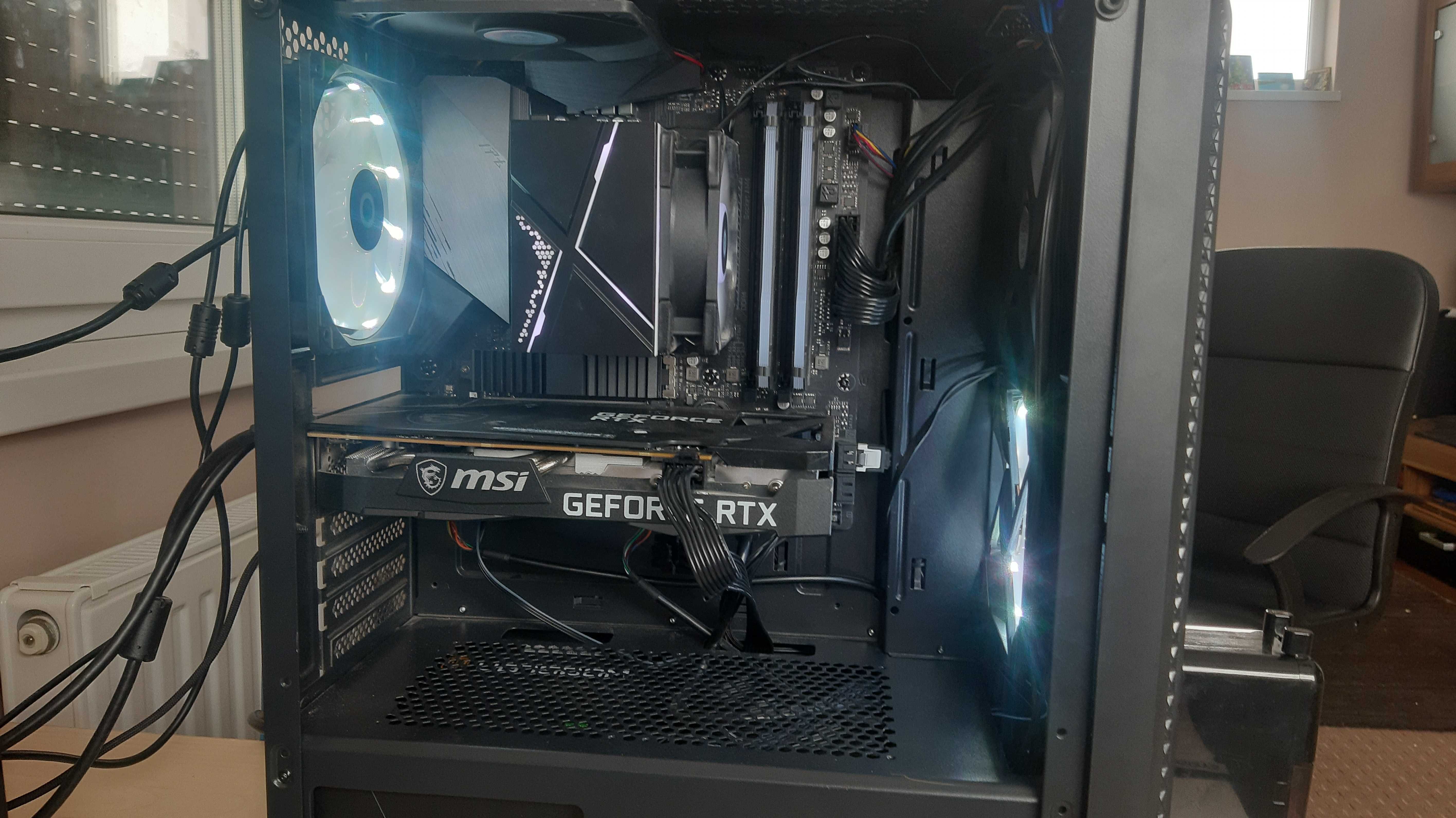 PC gaming, RTX 3060 TI, Ryzen 5 5600x, 16GB, cu garantie + factura