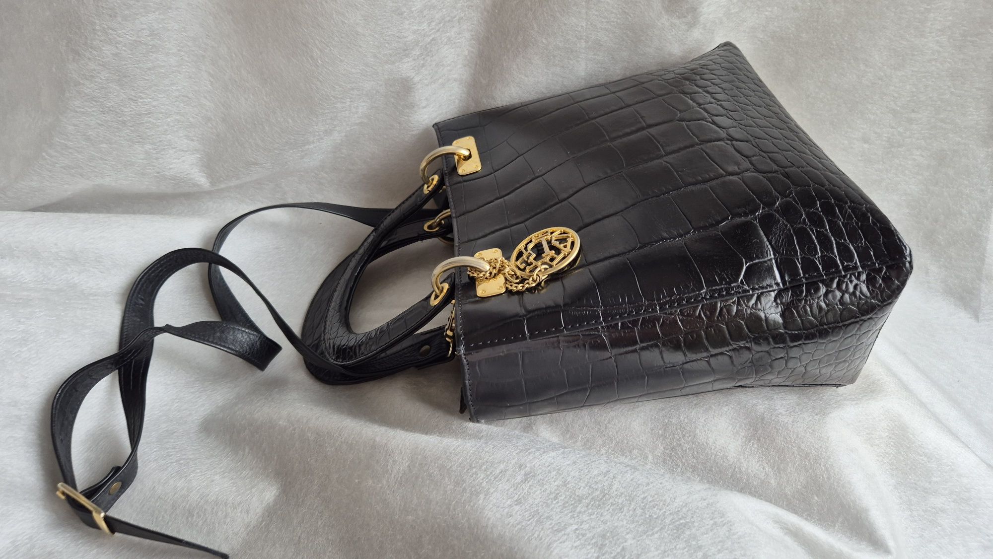 Geanta piele Lanzzeti vintage