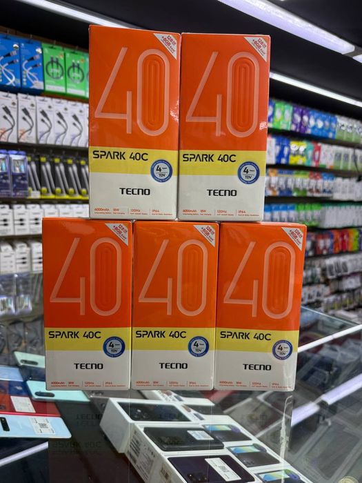 Tecno Spark 40C  2025 New Super Skidka+Garantiya+Dastavka