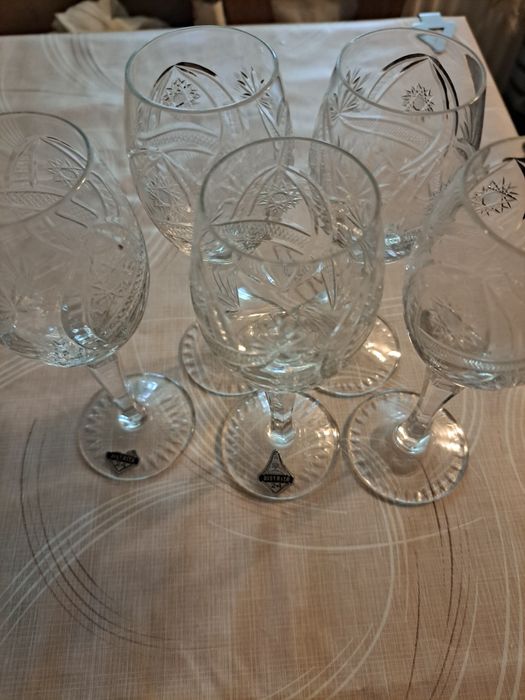 Pahare coniac cristal