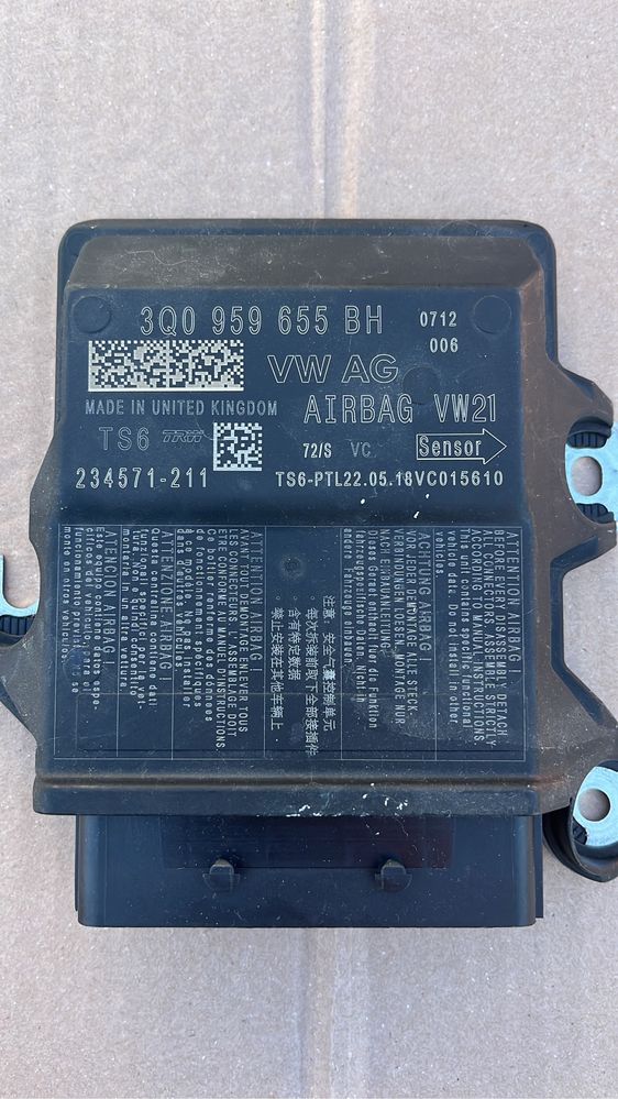 Calculator airbaguri vw T.roc cod 3Q0 959 655 BH