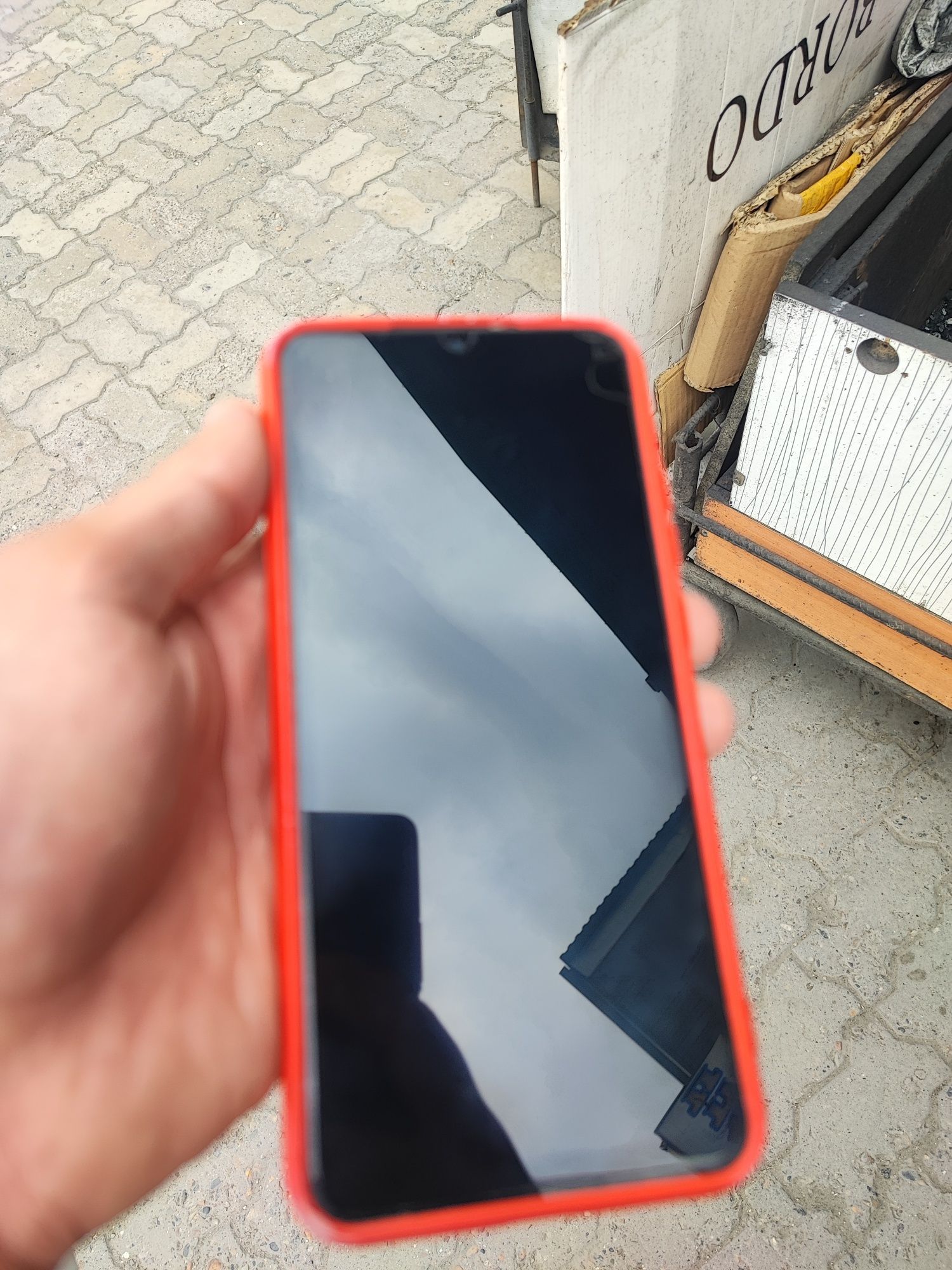 Redmi 9C с чехлом, с защиткой, без документов
