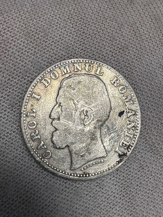 Monede argint Carol I: 1, 2 lei 1910, 1 leu 1881