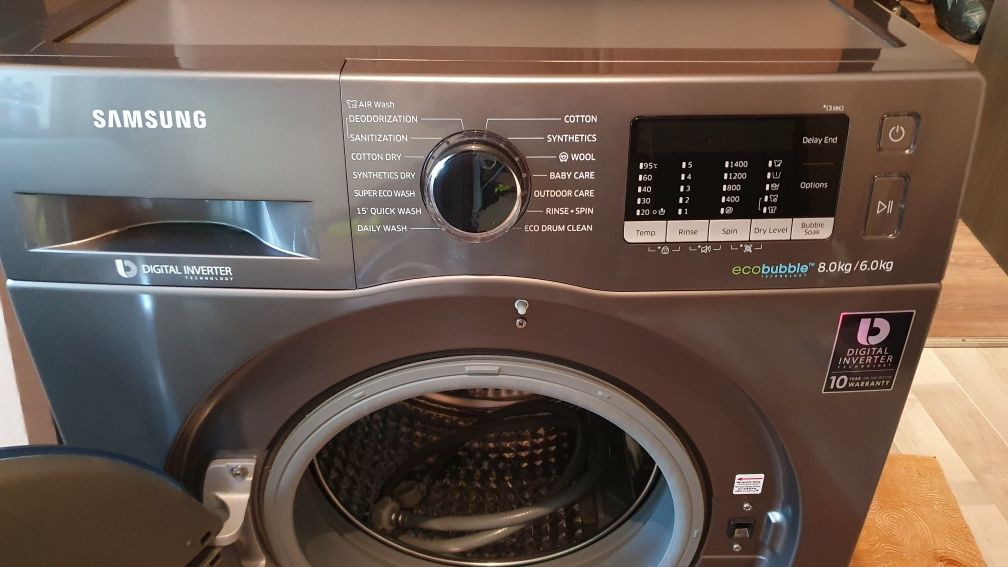 Пералня със сушилня SAMSUNG WD80K5B10OX 8 кг ,