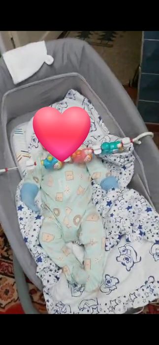 Шезлонг качалка для детей