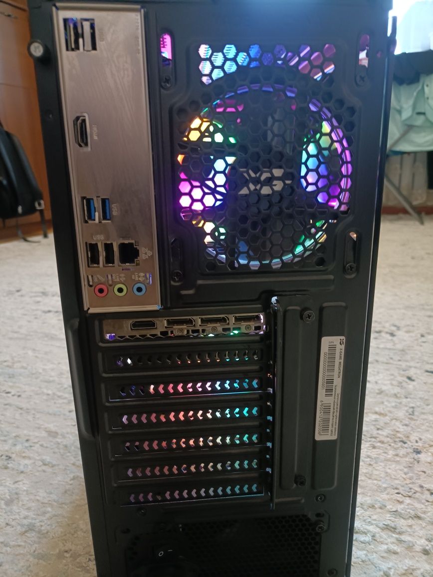 Игровой компьютер I3 10100f, rtx 3060, ssd 1тб, тихий почти что новый