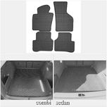 Гумени стелки и багажник VW PASSAT B6 / B7 / CC от 2005 - 2014 г.