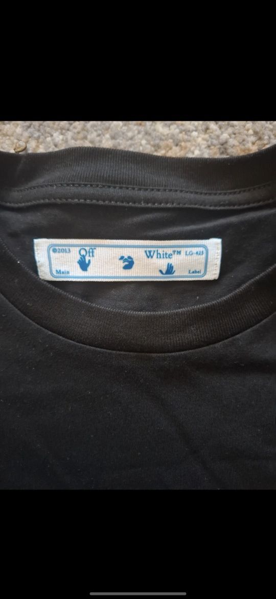 Tricou-Off White-Negru