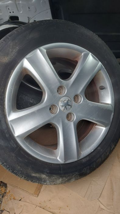 JANTE ALIAJ 4 X 108 R16 * + Cauciucuri de vară * Peugeot,  Ford , 99 E