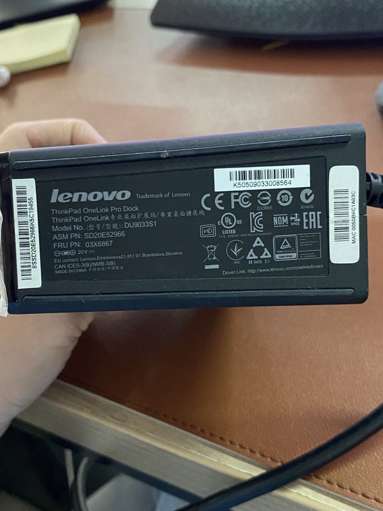 Док-станция Lenovo ThinkPad OneLink Pro Dock — новая
