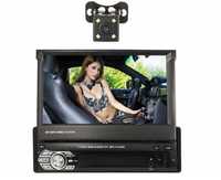 Dvd auto retractabil manual, Camera inclusa, Usb, Radio,