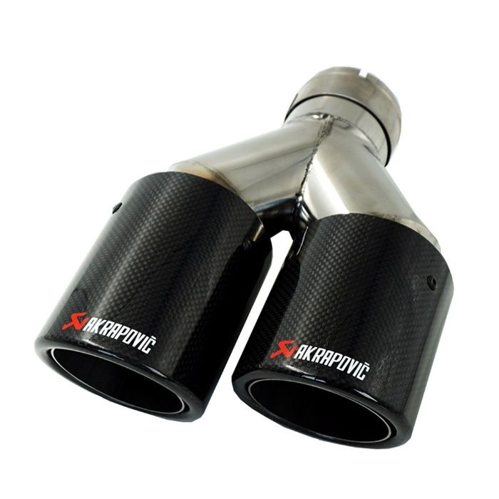 Спортни Накрайници за Гърне Akrapovic Двойни Карбон BMW М Audi S RS