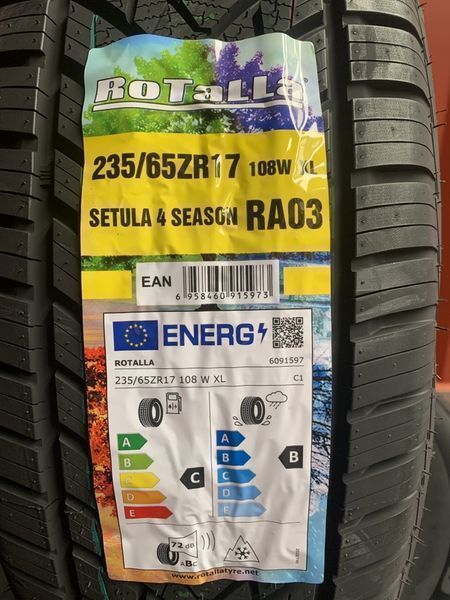 Нови всесезонни гуми ROTALLA SETULA 4 SEASON 235/65R17 108W XL НОВ DOT