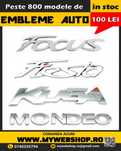 Emblema Kuga, Focus, Fiesta, Mondeo pentru spate portbagaj Ford