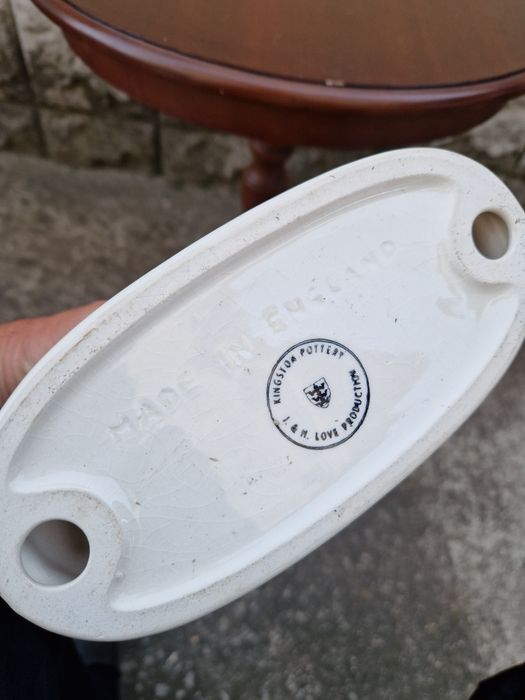 Страхотна антикварна английска порцеланова фигура статуетка