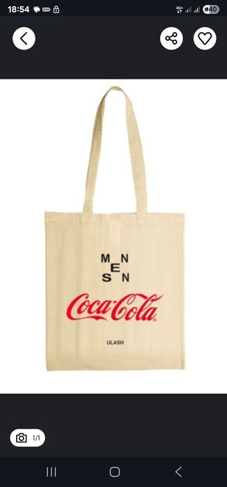 Сумка-шопер от Соса-cola