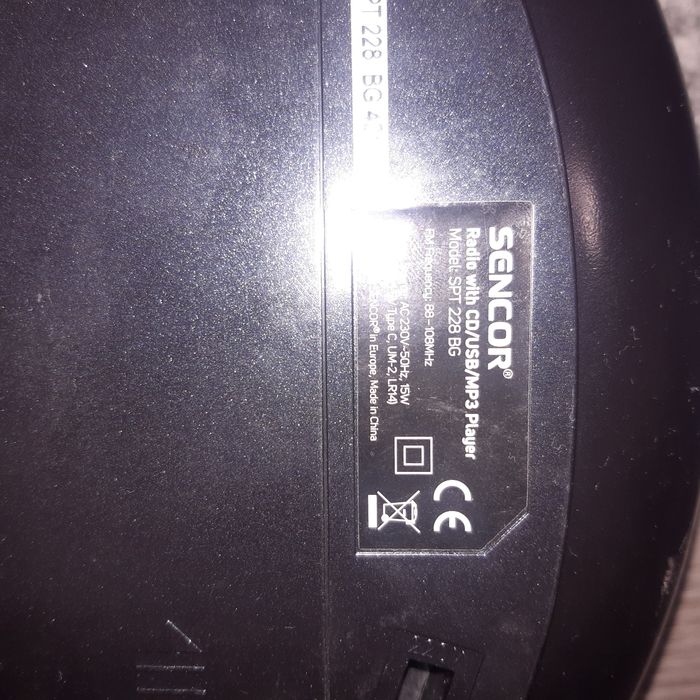 Radio CD sencor SPT 228