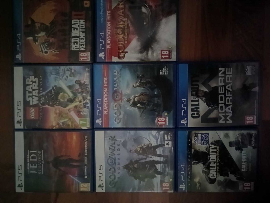 PlayStation 5 + 2 DualSense Controlers + 8 игри