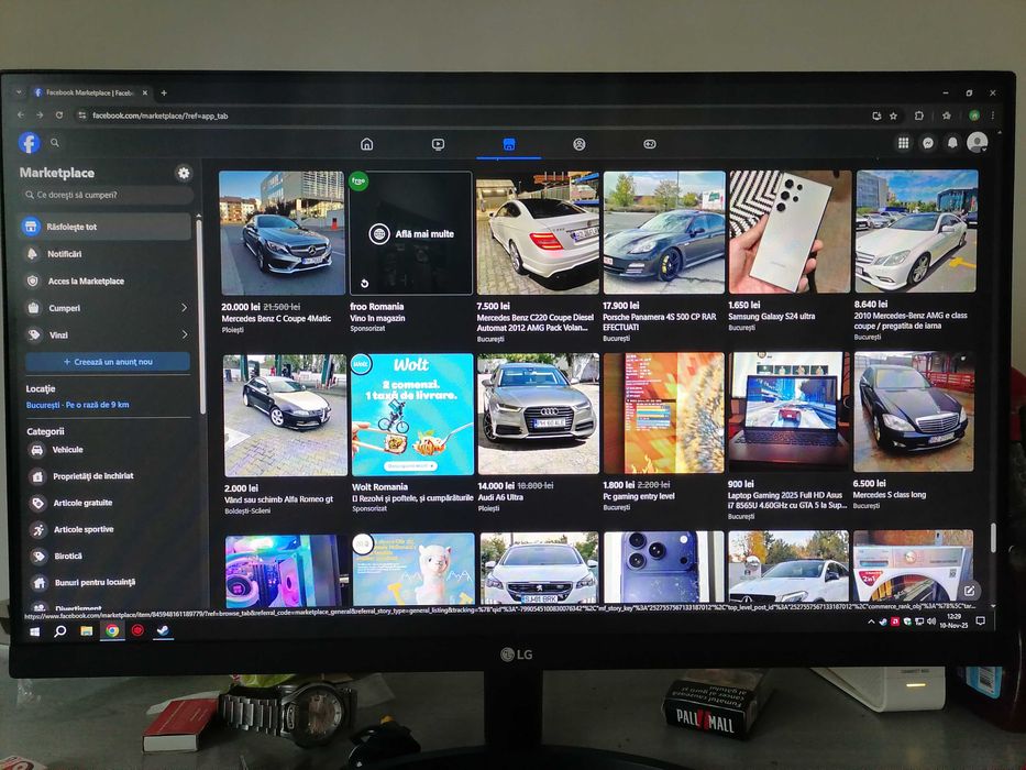 PC Gaming i7 + RX580 8GB + 16GB RAM + Monitor LG 27” IPS 75Hz FULL HD