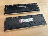 Memorie Kingston HyperX Predator Black, 16GB, DDR4, 2666MHz