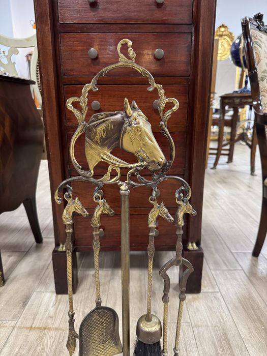 Set ustensile semineu din bronz