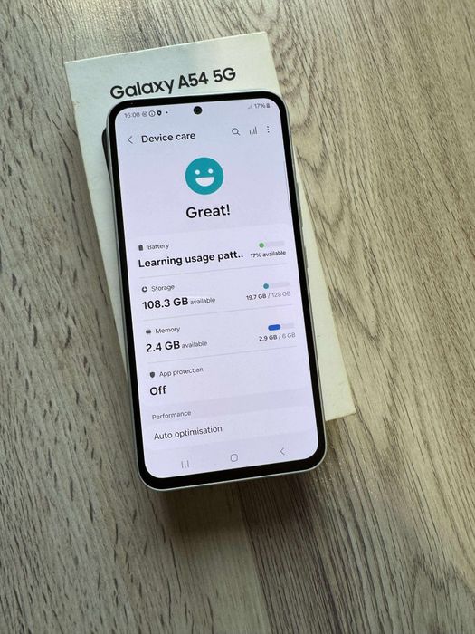 Vand Sau Schimb Samsung Galaxy A54 5G White 128Gb Dual Sim Nou !!