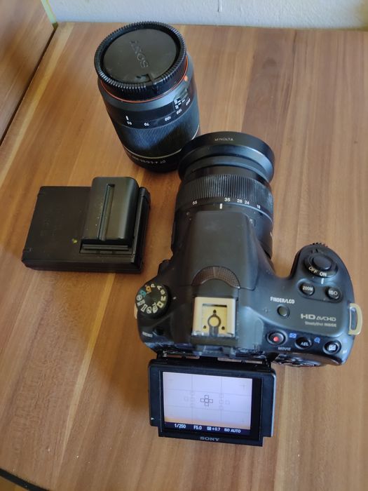 Camera Sony.obiective sony.geanta foto