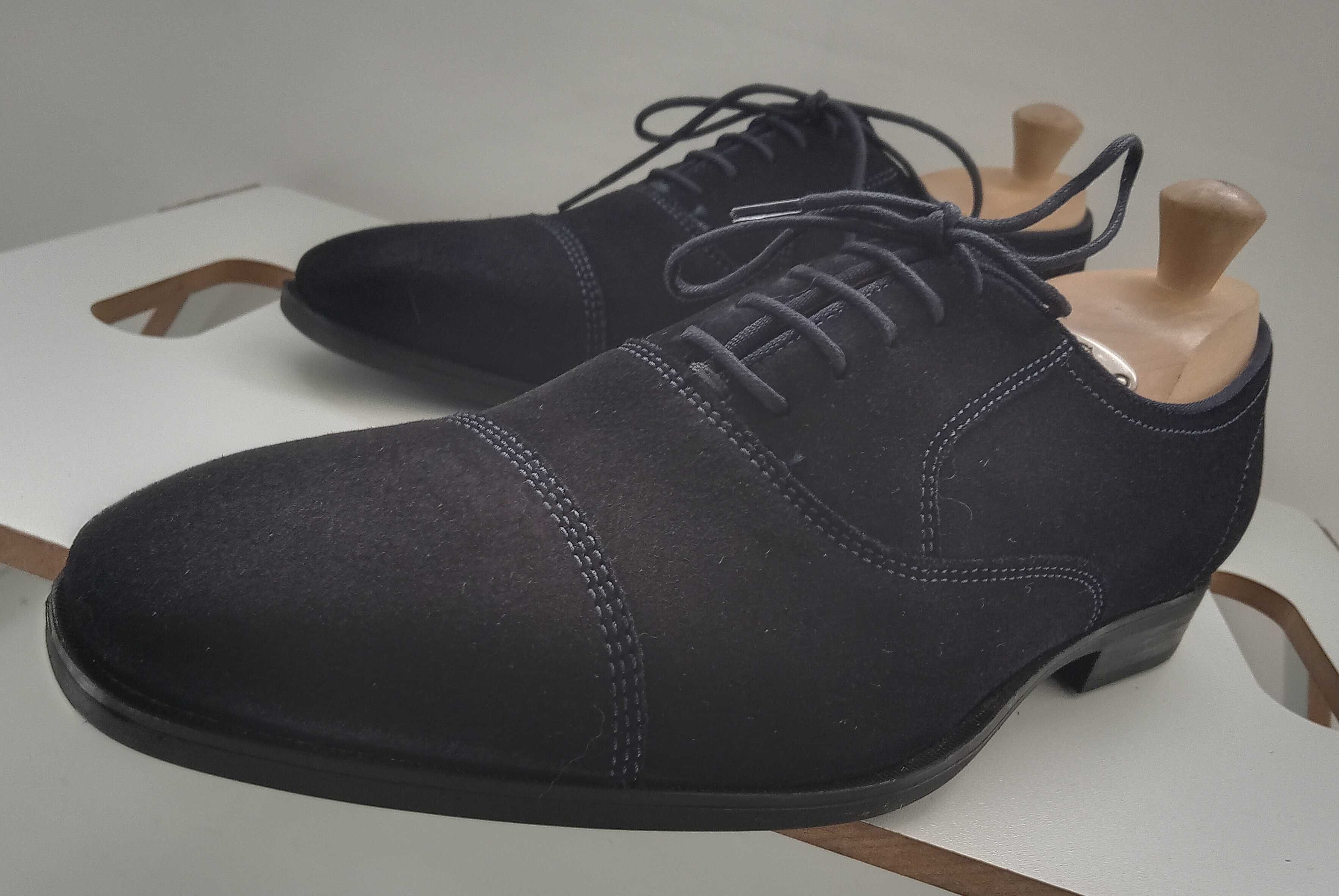 Pantofi oxford premium Geox Italy 39 piele naturala moale