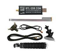 SDR radio rtl-sdr V4 R820T2 RTL2832U 1PPM TCXO 100kHz-1.7GHz cu antena