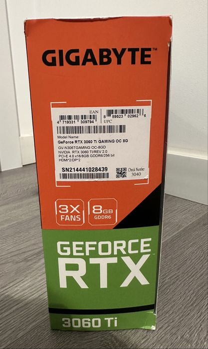 Placa video Nvidia GeForce RTX 3060 Ti Gaming OC 8gb
