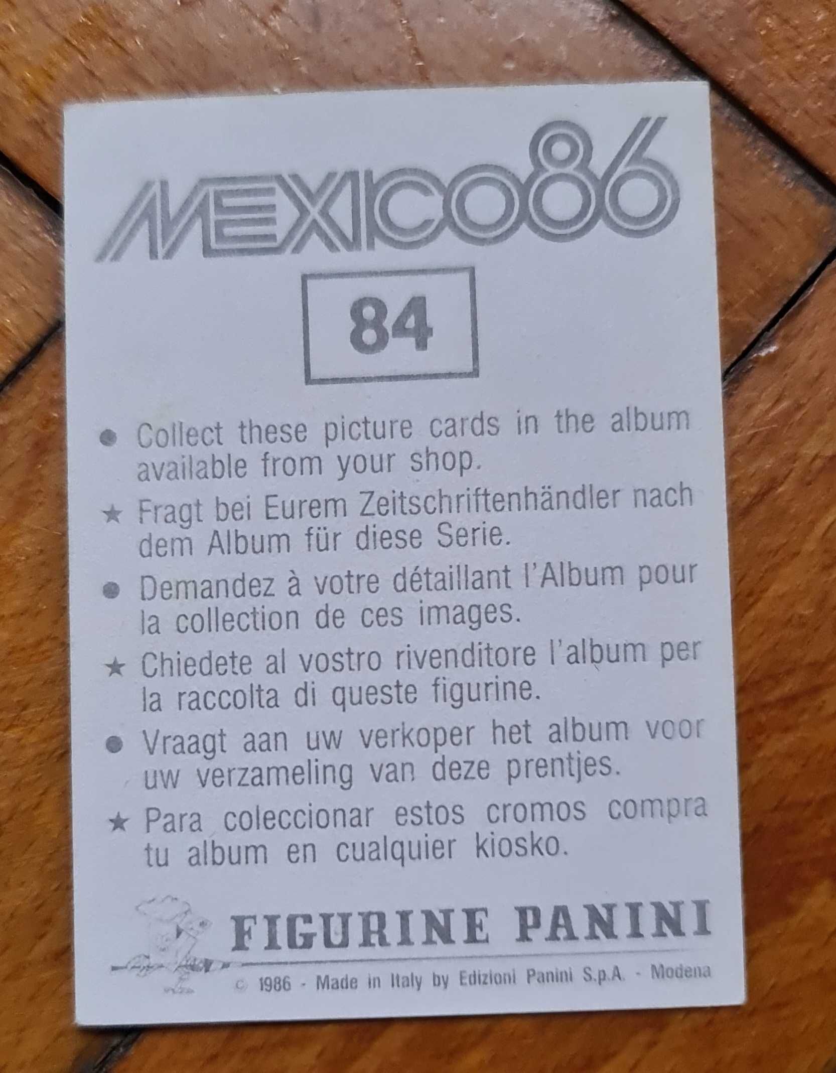 Panini WC Mexico 86, set complet + album